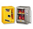 Justrite 15-Gallon Self-Closing RH Under Fume Hood Cabinet - Light Neutral
